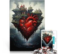 Puzzle 2000 Piece Adult Journey of the Heart Made of cardboard,Suitable for ages 14 and up Intellectual toy game Challenging Game Gifts。size:70x100cm/27.5x39.3inch