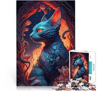 Puzzle 2000 Piece Adult Sphynx Spellbound Made of cardboard for age 14+ Intellectual toy game Educational game for birthday and Christmas。size:70x100cm/27.5x39.3inch