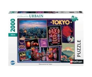 Puzzle 2000 pieces Découverte de Tokyo, Nathan, 12001091, A partir de 14 ans