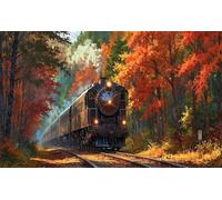 Puzzle 2000 pieces for Adults Jungle Train, Puzzles for Adults, Fun & Challenging 2000 Piece Jigsaw Puzzles Gift for Adults & Families