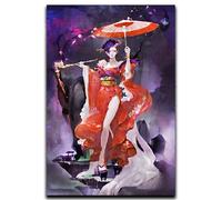 Puzzle 2000 Pieces Japanese Female Geisha Educational Intelligence Toy Stress Relief Funny Family Game Children Adult Challenging Puzzle Gift 70X100CM