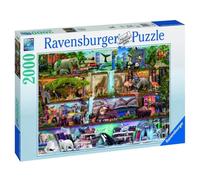 Ravensburger Aimee Stewart Amazing Animal Kingdom 2000 Piece Jigsaw Puzzle for Adults & for Kids Age 12 and Up