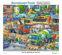 Puzzle 24 Construction Site Frame Ravensburger Puzzle Top