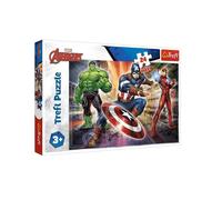 Trefl Marvel Avengers The World of Avengers - 24 Piece Jigsaw Puzzles for Kids - Easy Hold Large Maxi Puzzle Pieces for Children - For Ages 3+