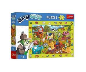 Puzzle 24 Observational - Spy Guy Farm Trefl Puzzle Top