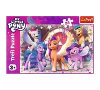 Puzzle 24el Trefl Maxi Mlp Wesoły Dzien Kucykow - Trefl