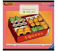 Puzzle 2D 100 Kawaii Cats Bento Ravensburger Genuine Jigsaw High Quality Toy Gif