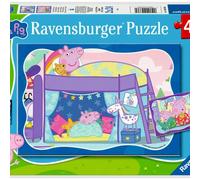 Puzzle 2D 2X24 Goodnight Peppa 2X24 Ravensburger Genuine Jigsaw High Quality Toy