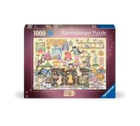 Puzzle 2D Crazy Cats Jelly Beans 1000 Ravensburger Puzzle Top