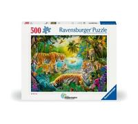 Puzzle 2D Tiger Family 500Pcs Ravensburger Puzzle Top Quality