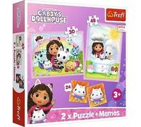 Puzzle 2w1 + memos Gabi z kocim przyjacielem TREFL - Trefl