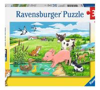 Puzzle 2X12 Baby Farm Animals Ravensburger Puzzle Top Quality