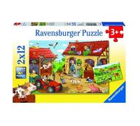 Puzzle 2X12Pcs Life In The Countryside Ravensburger Puzzle Top