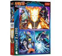 Trefl Jigsaw Puzzle Set – Naruto Shippuden Ninja from the Hidden Leaf Village – 2 x 200 pieces