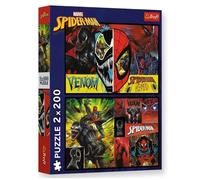 Puzzle 2X200 Spider-Man Day And Night Trefl Puzzle Top