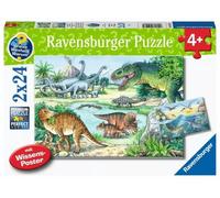 Puzzle 2x24 Dinosaurs - Ravensburger