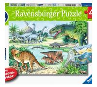 Ravensburger Children's Puzzle - 05128 Dinosaurs and Their Habitats - 2 x 24 Pieces Wieso? Weshalb? Warum? Puzzle for Children from 4 Years