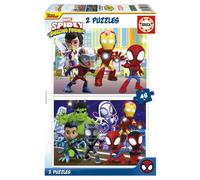 Puzzle 2X48 Spidey And His Amazing Friends Clementoni Puzzle Top