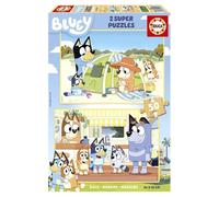 Puzzle 2X50 Blue Wooden Clementoni Puzzle Top Quality Best