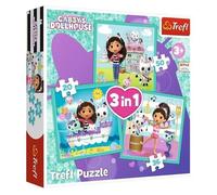 Puzzle 3-In-1 Gabby Activities Trefl Puzzle Top Quality Best
