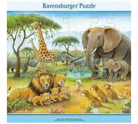 Puzzle 30 African Animal World Frame Ravensburger Puzzle Top