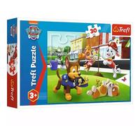Puzzle 30 elementów. Psi Patrol. Pieski w akcji - Trefl