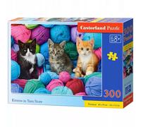 Puzzle 300 elementów. Kittens in Yarn Store - Castorland