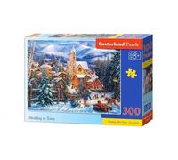 Puzzle 300 elementów. Sledding to Town - Castorland