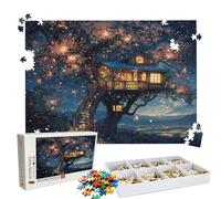 Puzzle 3000 - Cherry Blossoms Treehouse(2) Jigsaw Games - 3000 Piece Jigsaw Puzzles for Adults - Pieces with Box - Wooden Puzzles - The Best for Stress Selief and Relaxation 48.0 X 31.9 Inch W3H-425