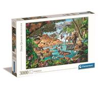 Puzzle 3000 elementów. Afrykański wodopój