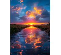 Puzzle 3000 Pieces for Adults Jigsaw Puzzles for Adults 3000 Piece, Dream Puzzle Educational Games, Wooden Puzzles Lake Jigsaws Game, Gifts for Teenage, Home Party Activity 48.03x31.89 inch g-905