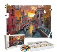 Puzzle 3000 - Sunset Venice Jigsaw Games - 3000 Piece Jigsaw Puzzles for Adults - Pieces with Box - Wooden Puzzles - Challenging Game Beautiful - The Best Gifts Relaxation 48.0 X 31.9 Inch W3H-58