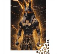 Puzzle 38x26cm/1000pcs Erwachsene Ancient God Puzzle Damen Herren Holzbrett Präzisions-Interlocking Egyptian Myth Style