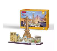 Puzzle 3D, 114 elementów. City Line Paris - Cubicfun