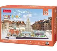 Puzzle 3D 126 elementów. City Line. Warszawa - Dante