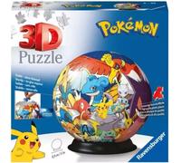 Puzzle 3D 72 elementy. Kula Pokemon - Ravensburger