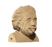 3D puzzle Einstein made from recycled cardboard