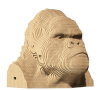 3D Cardboard Puzzle CARTONIC Puzzle Set - Gorilla | Medium Difficulty | High Quality Construction | Fun and Fun Activity