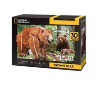 Puzzle 3d National Geographic Niedźwiedź Brunatny - Cubicfun