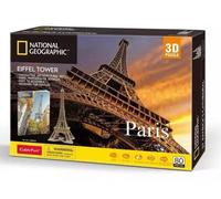 Puzzle 3D Paryż National Geographic - Cubicfun