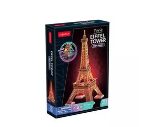 Puzzle 3D Wieża Eiffla (wersja nocna) - Cubicfun