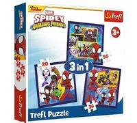 Puzzle 3w1 Pająki i dinozaury TREFL - Trefl