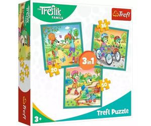 Puzzle 3w1 Poznaj Trefliki TREFL - Trefl