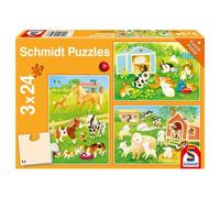 Puzzle 3X24 Sweet Animals G3 Schmidt Puzzle Top Quality Best