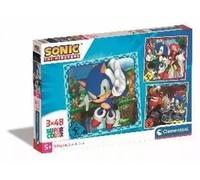 Puzzle 3x48 Super Kolor Sonic - Clementoni