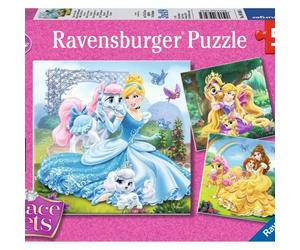 Puzzle 3X49 Disney Palace Pets Ravensburger Puzzle Top Quality