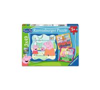 Puzzle 3x49 pieces The Family First Peppa Pig