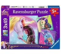 Puzzle 3x49 Unicorn Academy - Ravensburger
