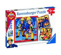 Puzzle 3X49Pcs Fireman Sam To The Rescue Ravensburger Puzzle