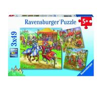 Puzzle 3X49Pcs Knights Ravensburger Puzzle Top Quality Best